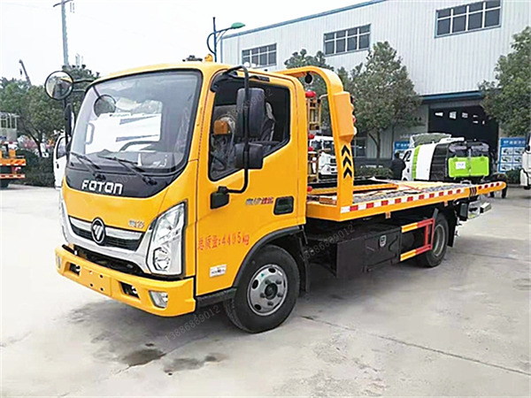 福田奧鈴一拖二藍(lán)牌清障車(chē)