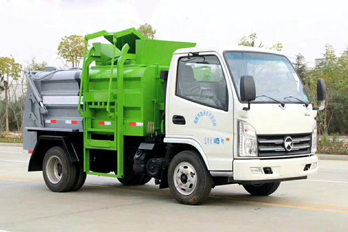餐廚垃圾車(chē)介紹，購(gòu)買(mǎi)凱馬藍(lán)牌餐廚垃圾車(chē)好處