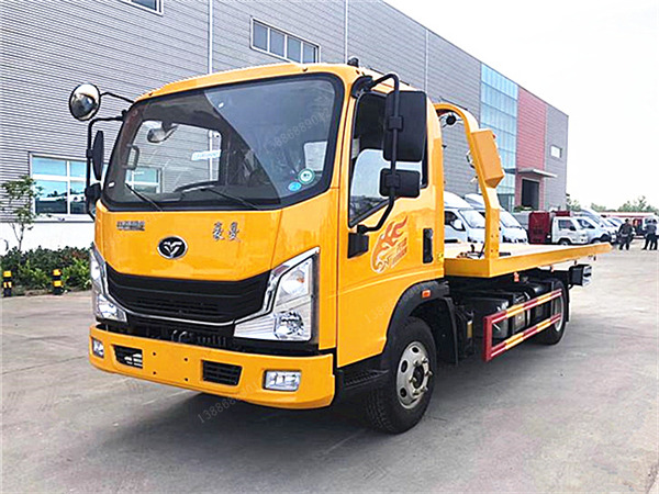 重汽豪曼一拖二藍(lán)牌清障車(chē)