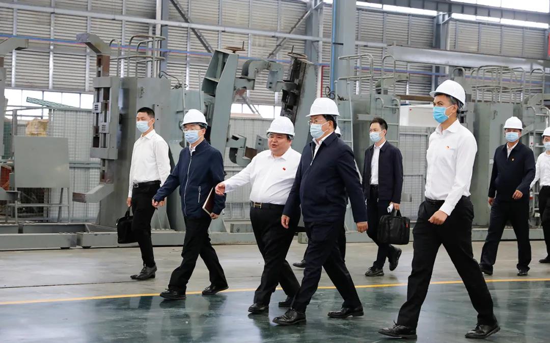 湖北省委副書記、省長王忠林帶領省市領導視察程力